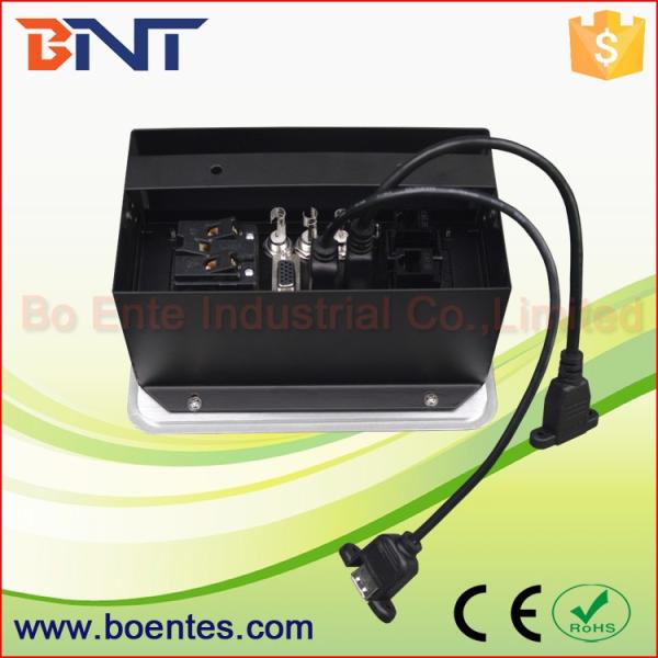 BNT Tabletop Flip Up Multi-function Power Socket Box / Slip Up Socket / Slide Open Socket Box