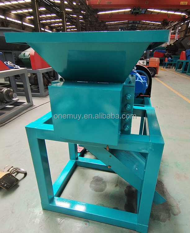 Large Torque Scrap Heavy Melting Dual Shaft Single Motor Shredder for PVC HDPE PP PET