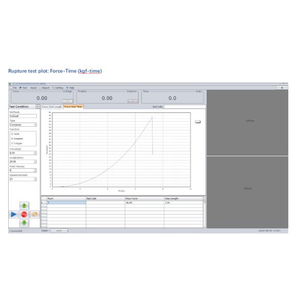 High Precision Push And Pull Testing Machine For ±0.05mm Displacement Measurement Accuracy