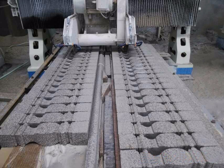 Rough Cutting And Fine Milling 3 Axis Linear Stone Cutting Machine For Square Railing