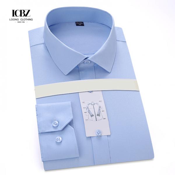 Long Sleeve Shirt Casual Office Wear Business Formal Cardigan for Men in Spring 2023