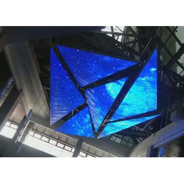 P7.8 Transparent LED Screens DP1.2 Waterproof Indoor Digital Signage Display