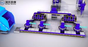 Multipurpose Waste Treatment Machine Reduction System Continuous Processing
