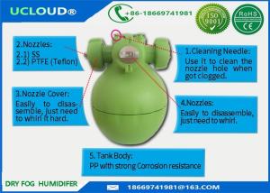 China Dry Fog Humidifier Misting System Dry Fog Disinfection System With Spray Nozzle wholesale