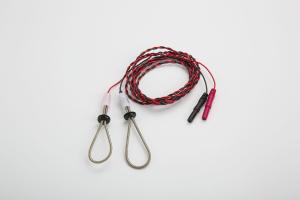 China REP -1.5R Resusable EMG Sensory Finger Loop Electrode Twisted Pair Blank Red wholesale