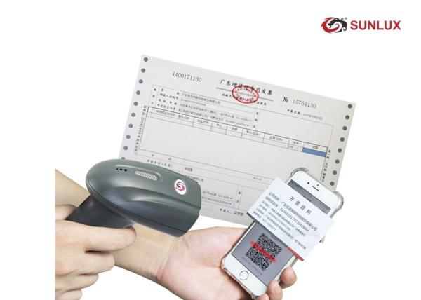 Quality Black Handheld Type SUNLUX Barcode Scanner CMOS Image Sensor Easy Operation for sale