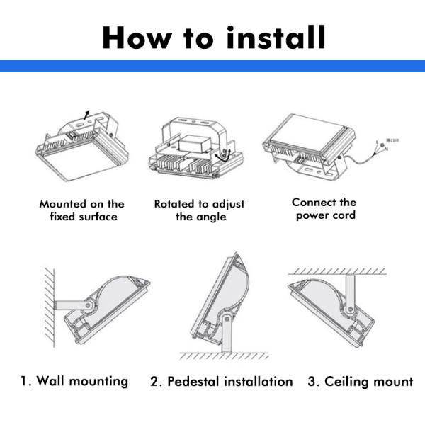60W Solar Powered Flood Lights / Outdoor Wall Washer Lamp Reflector 220V Lighting