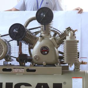 China AW40012 Industrial 5.5kw 7.5 Hp 2 Stage Air Compressor Pump on sale