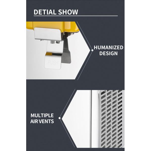 Mini Commercial Juice Dispenser Machine 12l Extractor Double Tank Mixed Drink Cold Beverage