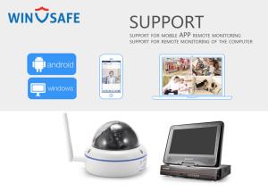 China All In One Wireless NVR Kit High Resolution 1.0MP Cordless Security Camera System wholesale