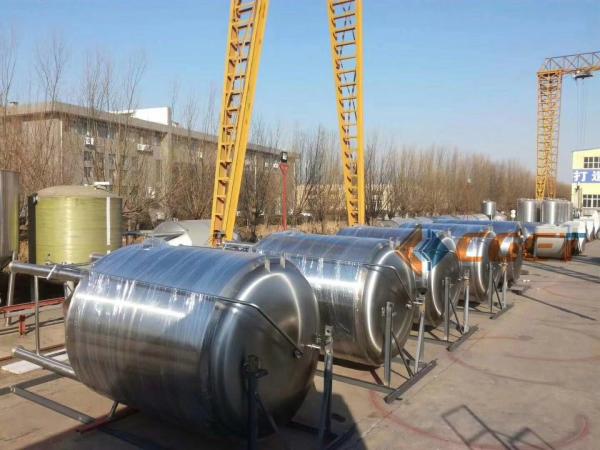 Quality Industrial Large Scale Brewing Equipment 5 Bbl Brewing System PLC control for sale