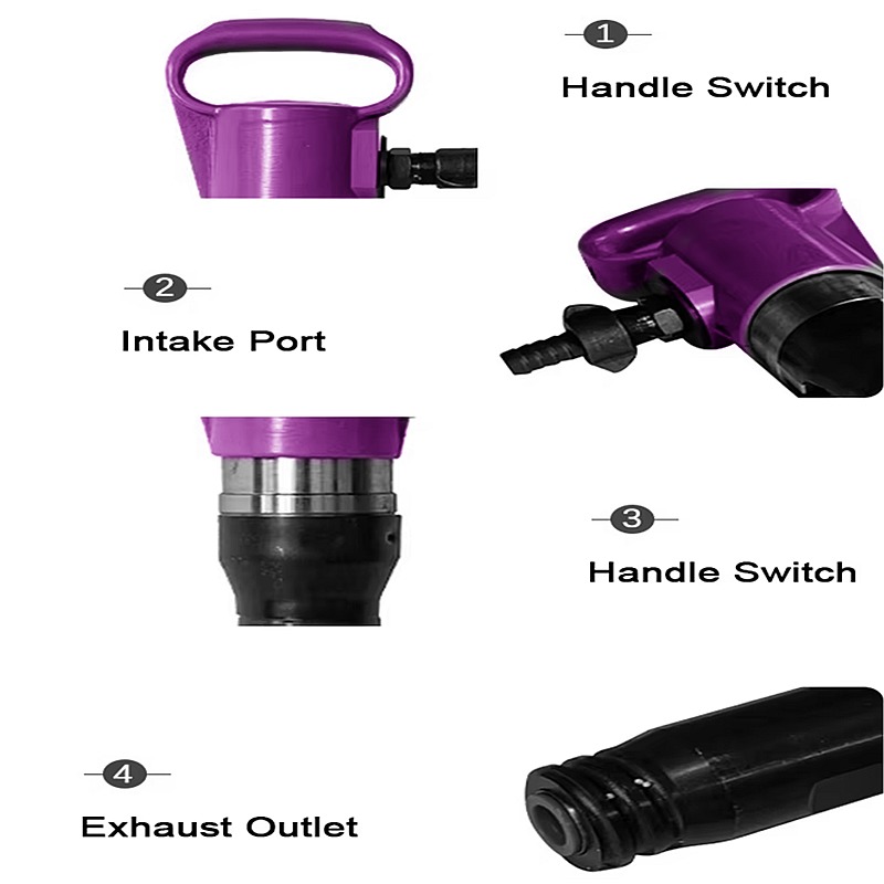 Paving Breaker Air Pick Hammer Portable Rock Drill Mining Pneumatic Rock Drilling Machine