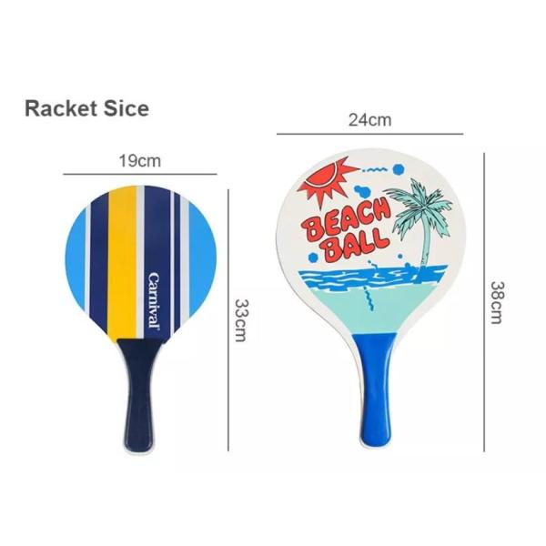 Plastic Handle Wooden Rackets Beach Customized Polyester Tennis Padel Racket