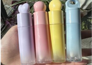 China Custom Logo 4ml 6ml Cylindrical Gradient Design Empty Lip Gloss Tubes wholesale