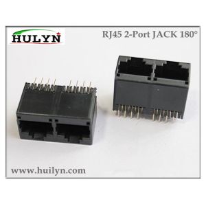 China 1x2 Vertical RJ45 connector,RJ45 Modular JACK back wholesale