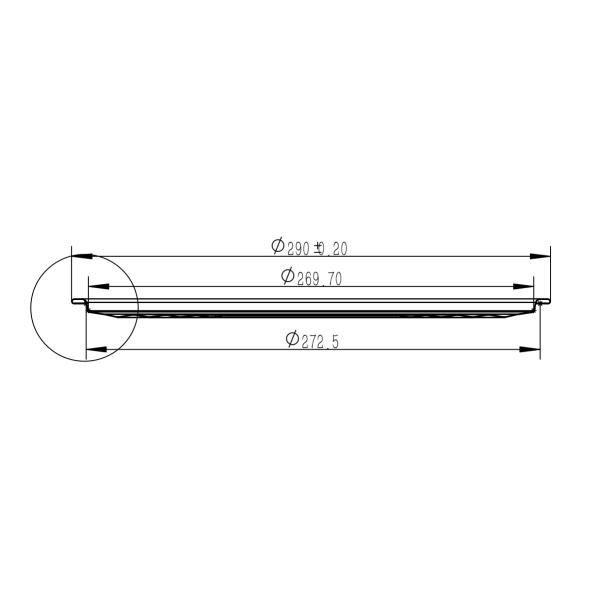 5 Gallon Lock Hoop Pail Lid OEM Size Tin Can Components High Precisions