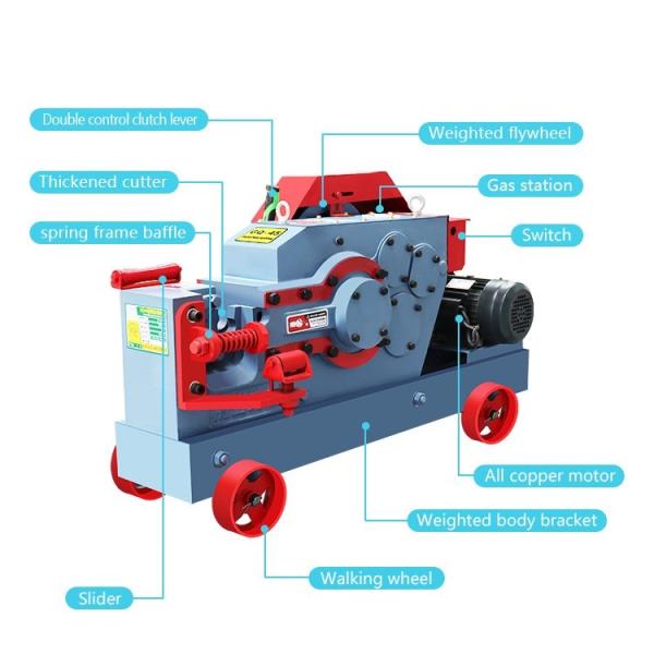 Gq50 Reinforcement Steel Cutting Machine Manual Automatic