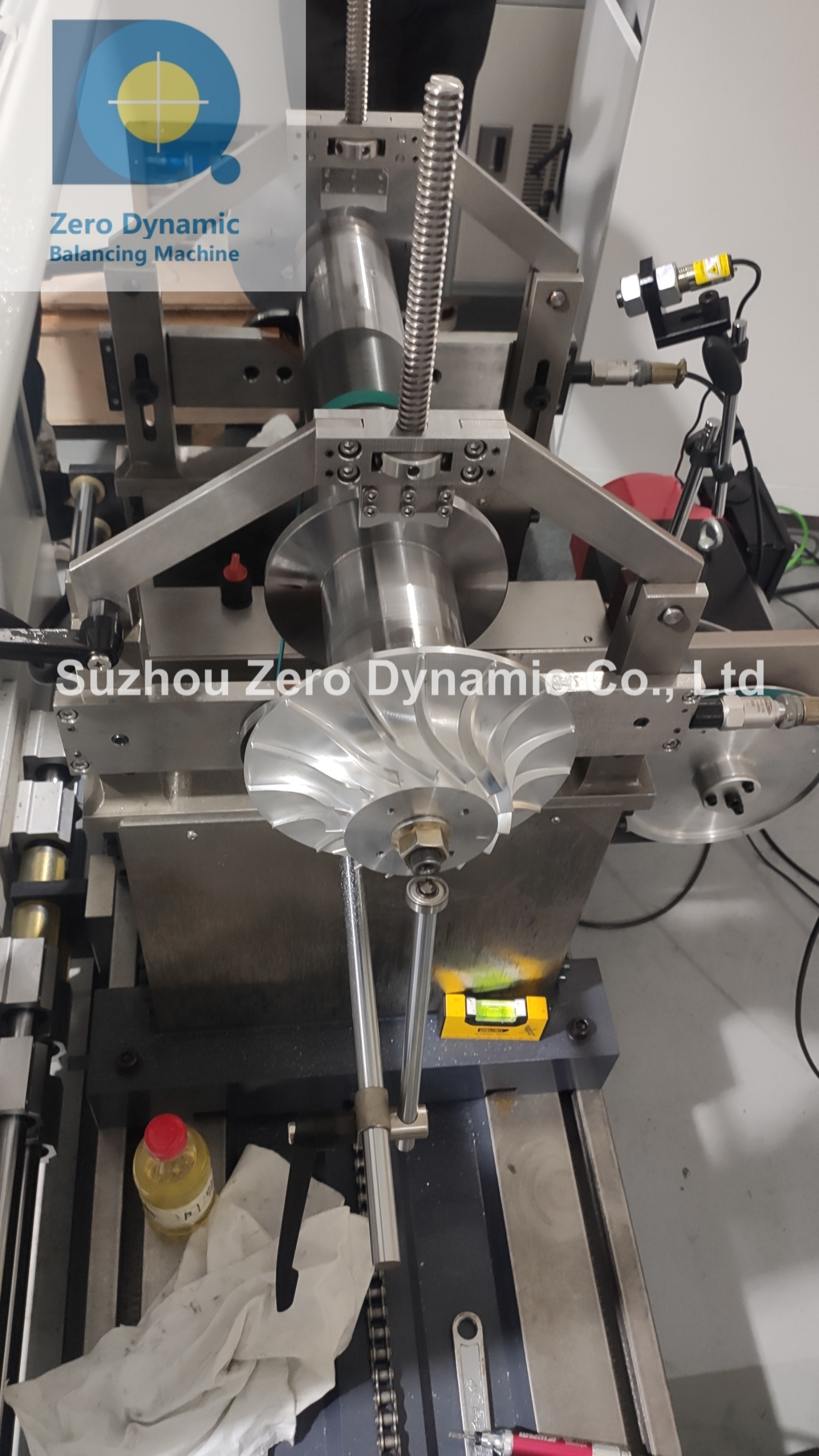 Soft Bearing Mechanical Spindle / Electrical Spindle Balancing Machine High Precision Spindle Balancer