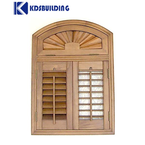 Wooden Shutter Outdoor Blind Window For Windows White Window Shutters Exterior Horizontal Louver Window