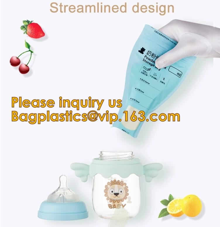 biodegradable eco-friendly FDA clear juice sealed drink pouches translucent reclosable hand held zipper plastic drinking