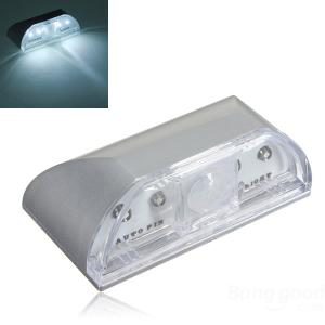 Auto PIR Sensor Infrared Wireless IR Motion Detector 4 LED Keyhole Light lamp