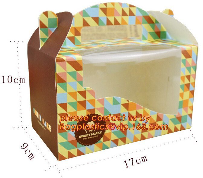 kraft paper sandwich box with window ,triangle sandwich box for packaging,Cardboard Box With Clear Window Burger Sandwic