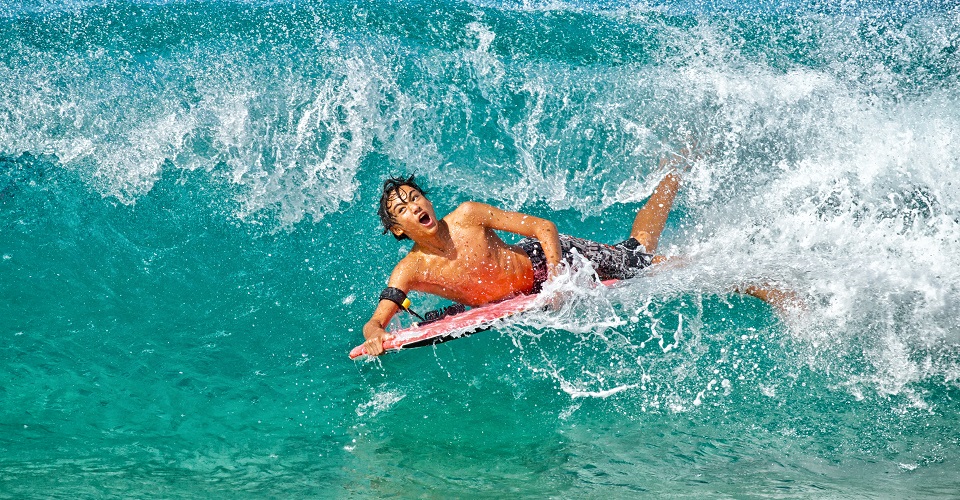 Customized Bodyboard for Surfing Lightweight 1.71lbs Board and 2.24Inch Thickness