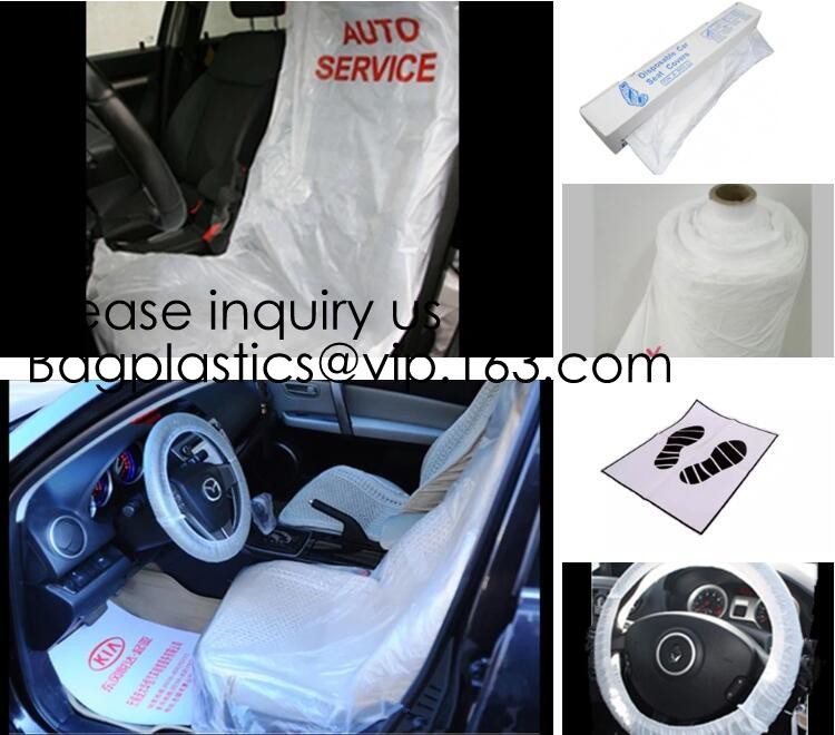 Car Steering Wheel Cover For Universal Disposable Plastic Covers,eavy 4 mil 100% American Protective Cover Auto Adhesive