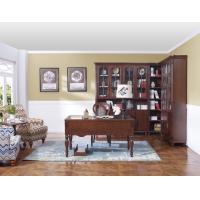 Classical wooden corner bookcase; Wooden display unit in studyroom for sale