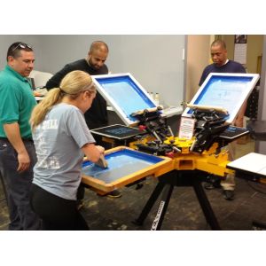 Screen print squeegees with wooden handle holder/screen printing squeegee
