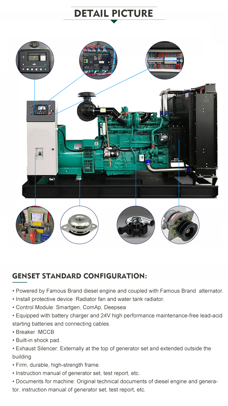 8ft 10ft 20ft Offshore Reefer Container Generator Set Container with Smartgen Control Module and CE/ISO14001 Certificate
