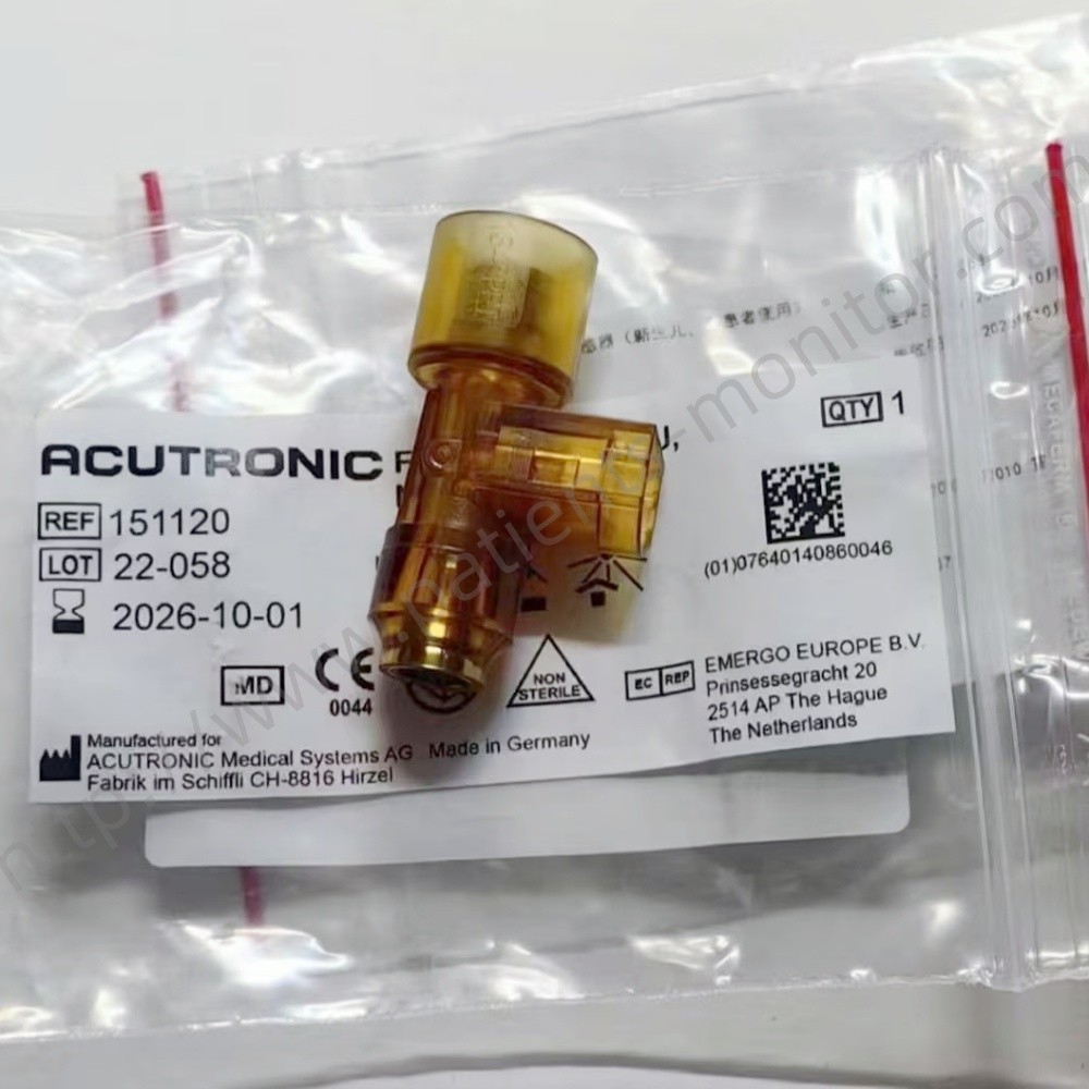 Acutronic Flow Sensor MPU Neonatal 151120 Reusable Sensor for Medical Equipment Accessories