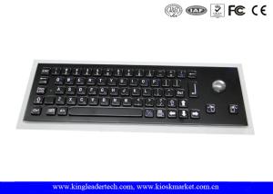 China Compact USB Industrial Computer Keyboard with Optical Trackball and Korean Layout wholesale
