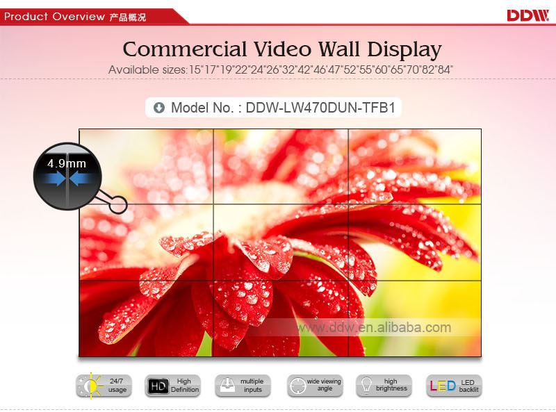 high brightness lcd video wall