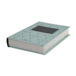 4c Offset Printing Book Shape Folding Gift Box flocking paper