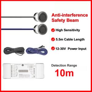 China Safety Beam Sensor For Automatic Sensor Door 10m Range Anti Interference wholesale