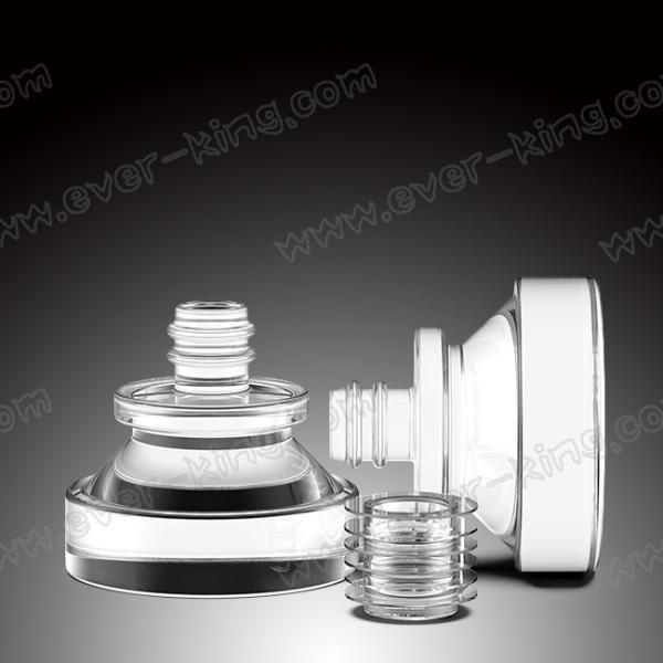 Clear Oval Empty Whiskey Glass Bottles 750ML