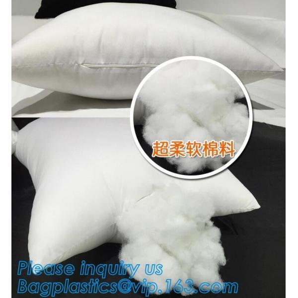 Square custom wholesale pillow insert,white square vacuum package pillow cushion inserts,PP cototon wholesale pillow cus