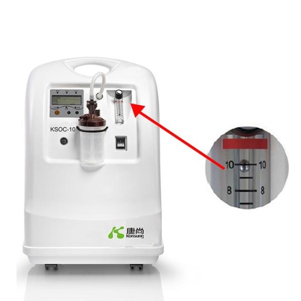 Quality 10L Portable High Flow Oxygen Concentrator High Pressure Output 23kg for sale