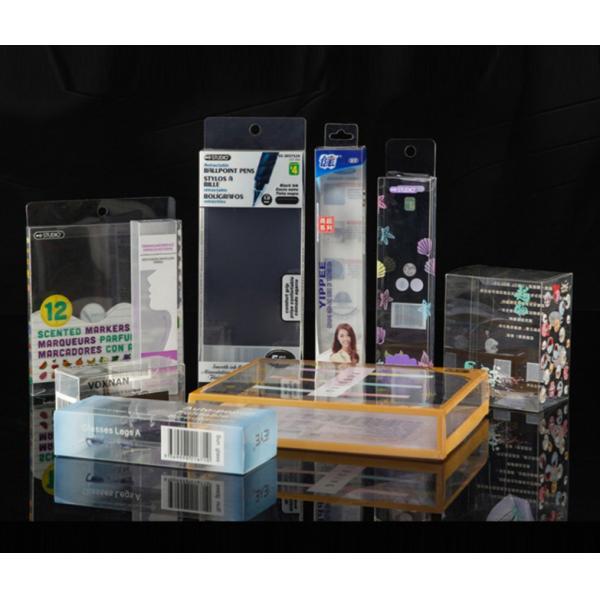 0.3mm PET Luxury Unique Perfume Packaging Clear Rigid Plastic Boxes