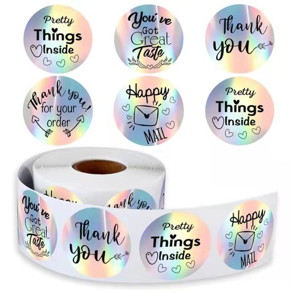 s Holographic Seal Sticker Label CMYK Color for Consumer Electronics