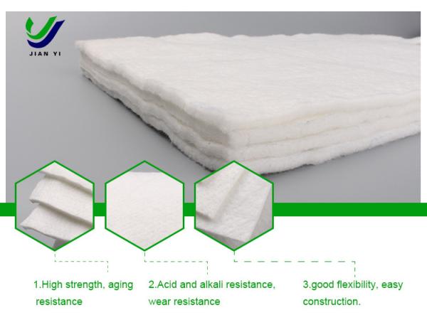 Quality Textured Long Fiber Geotextile For Road And Railway Reinforcement And Drainage for sale