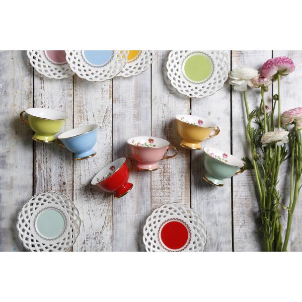 Fashion Coffee Cups 90ML Ceramic coffee cups set hand made custom porcelain cute tea cup in bulk