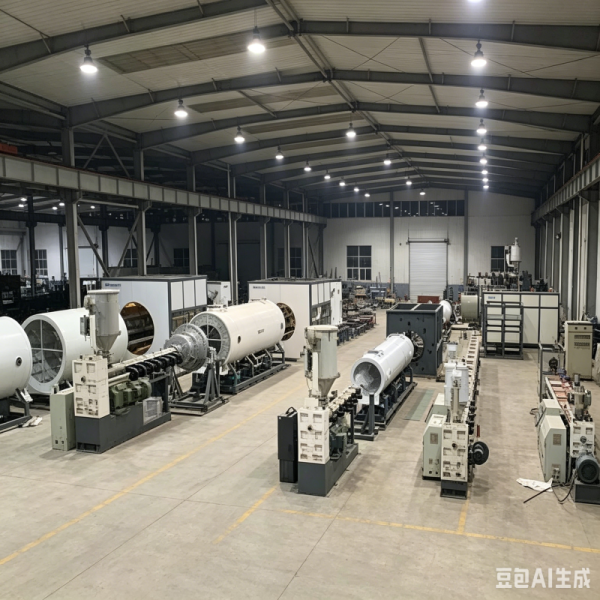 Automatic Large Diameter HDPE Jacket Pipe Production Line for Thermal Insulation Pipe