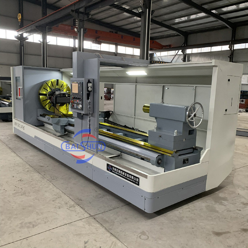 Flat Bed Cnc Horizontal Lathe Machine Automatic Metal Processing