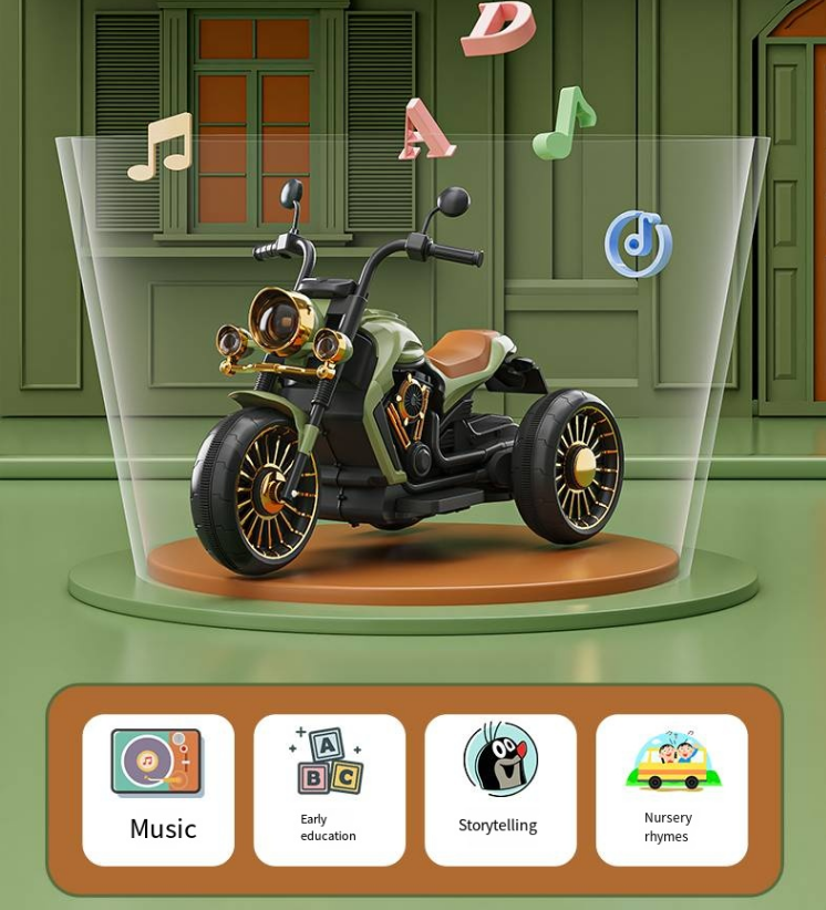 Electric Motorcycles Ride-on Cars for Kids Age Range 8-13 Years Packing Size 65*36*46