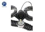 Reverse Backup Camera Coiled Trailer Wire Kit With 7 Pin Socket Plug For 4