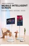 Android 12 Movable Smart TV with In cell Touch Display Dual band WiFi 10-Points