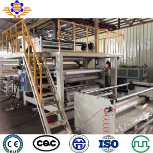 150Kg/H PVC Gilding Table Cloth Machine Production Line Machinery