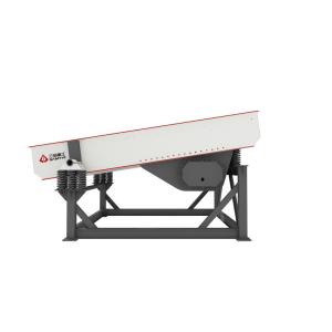 Durable Vibrating Feeder 45KW For Transfer Granular Materials Mining Rock Crusher